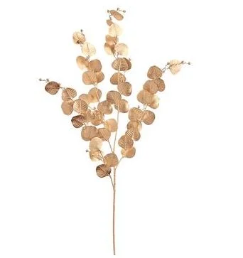 39" Gold Eucalyptus Spray Set Of 4