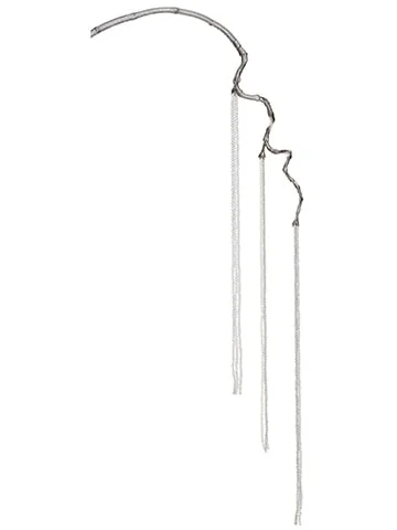 40" Clear Beaded Hanging Branch Set Of 4