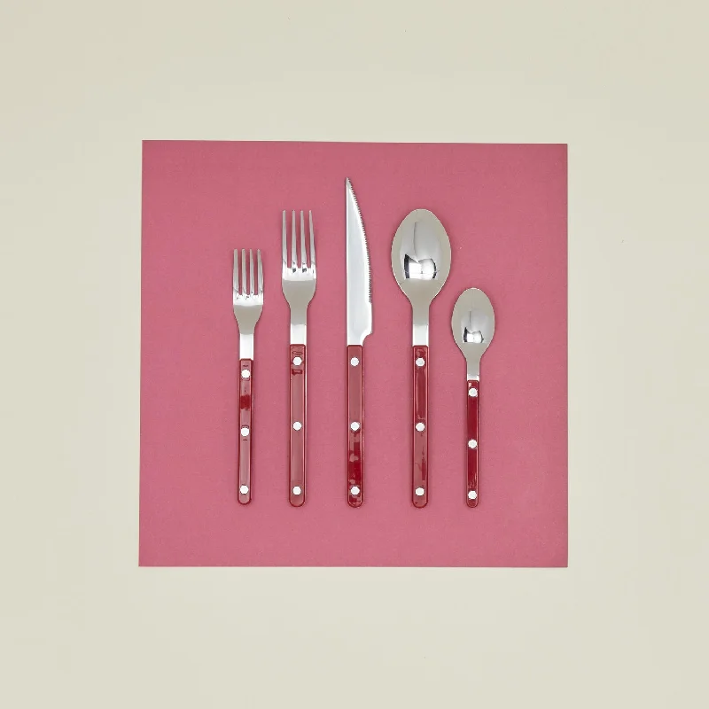 Bistrot Flatware - Burgundy