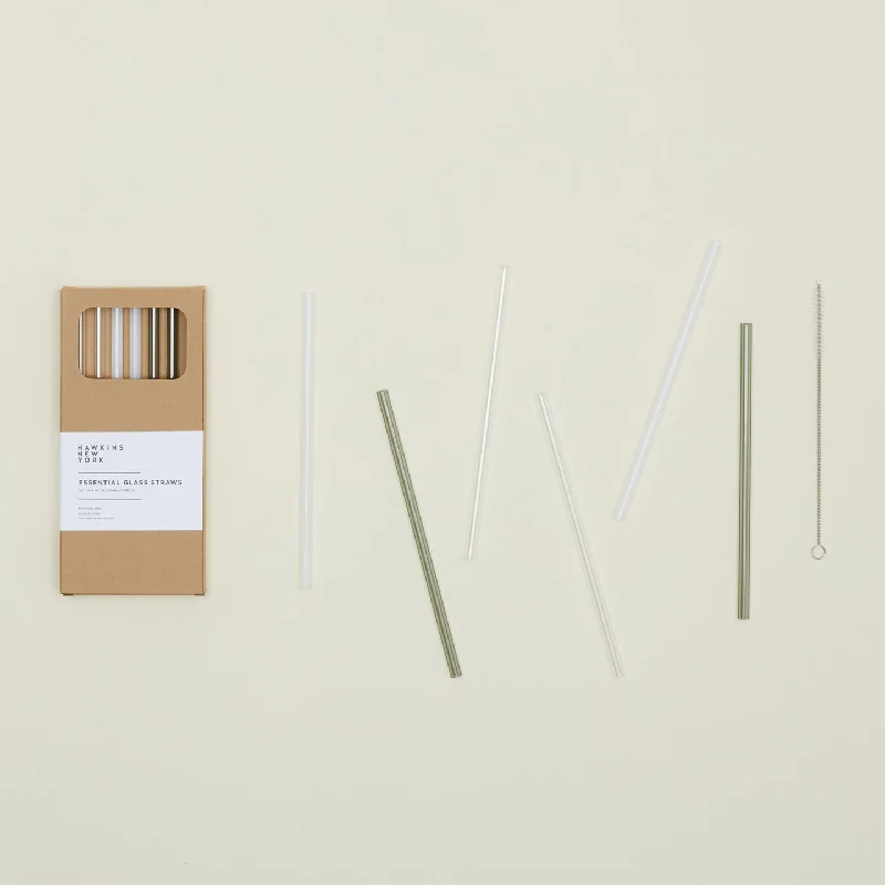 Essential Glass Straws - Neutral