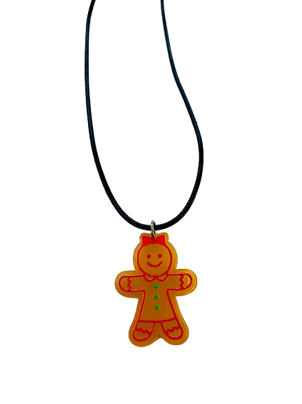 Gingerbread Lady Necklace