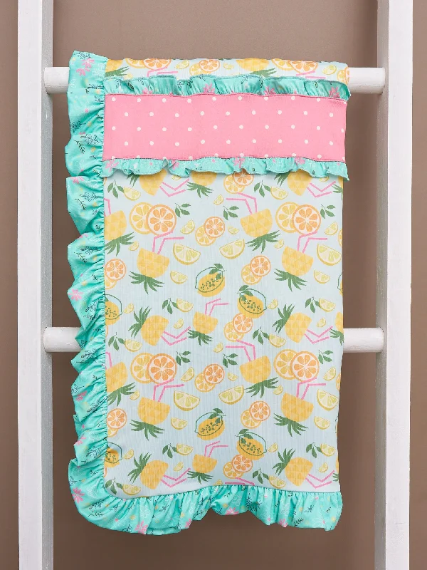 Tropical Twist Ruffle Blanket