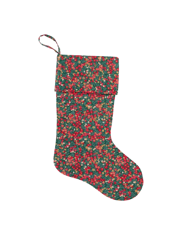 Wiltshire Green Christmas Stocking